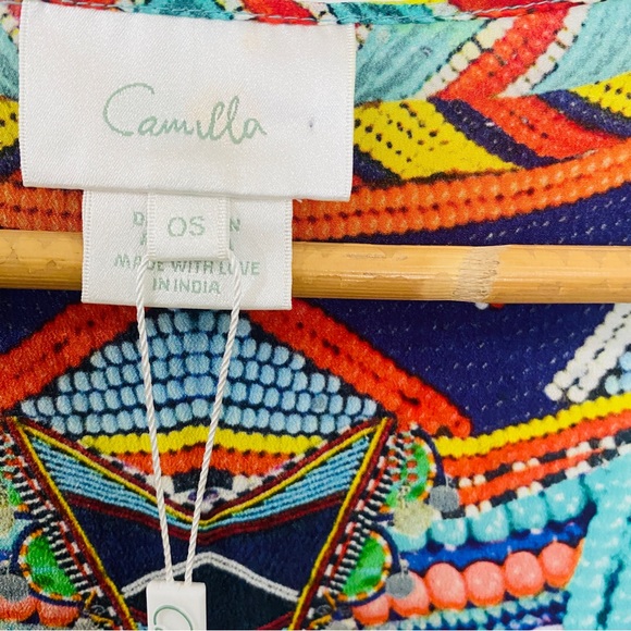 Camilla 100% silk Divinity Dance Round Neck Kaftan NWT - Picture 6 of 8